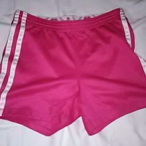 Pink sport shorts
